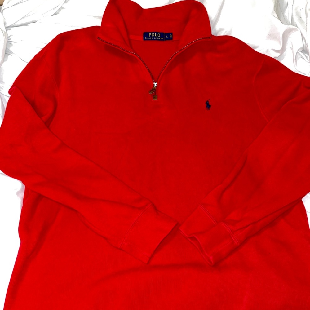 Like new! Polo Ralph Lauren quarter zip sweater